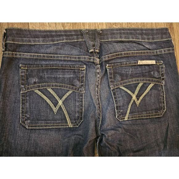 William Rast Freddie Flare Distressed Premium Jeans Size 28 EUC - Picture 4 of 10